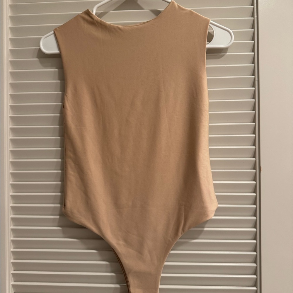 Elegant Tan Women's Bodysuit